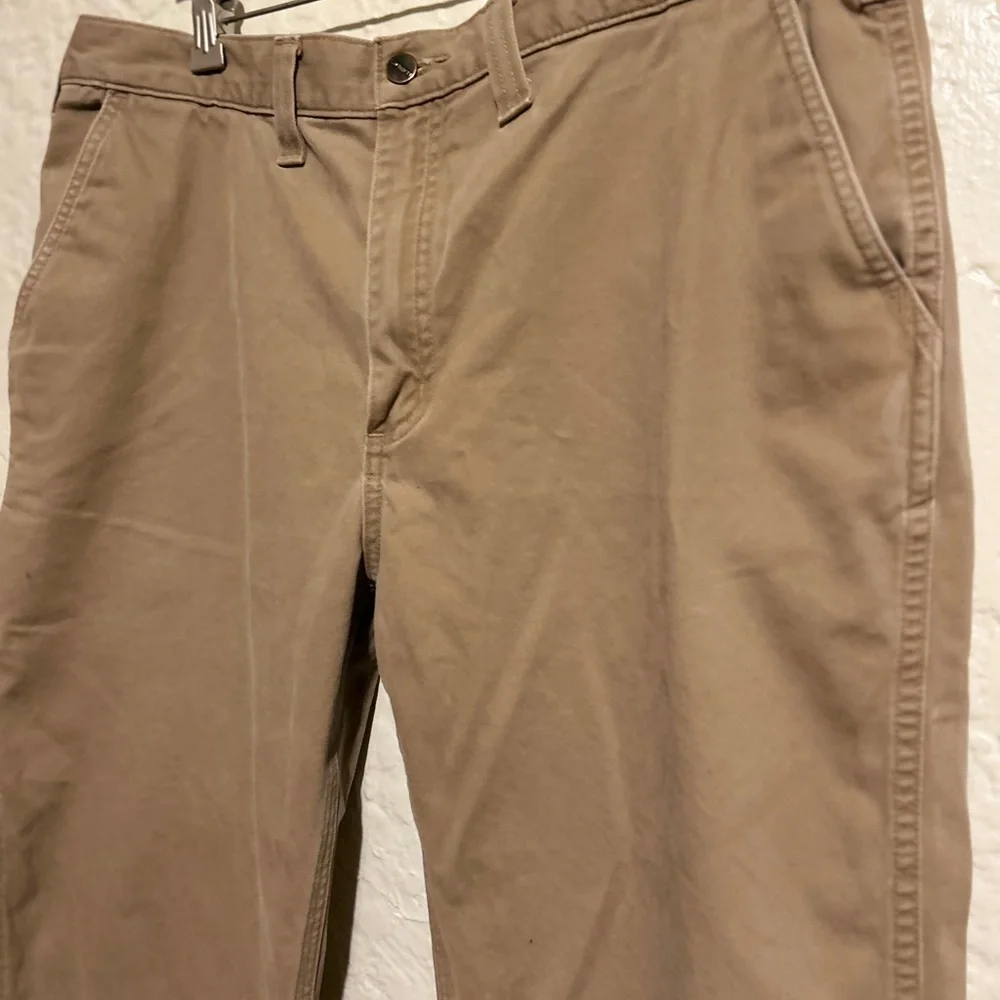 Men's Carhartt Tan 5 pocket Pants 40x30‎ cotton